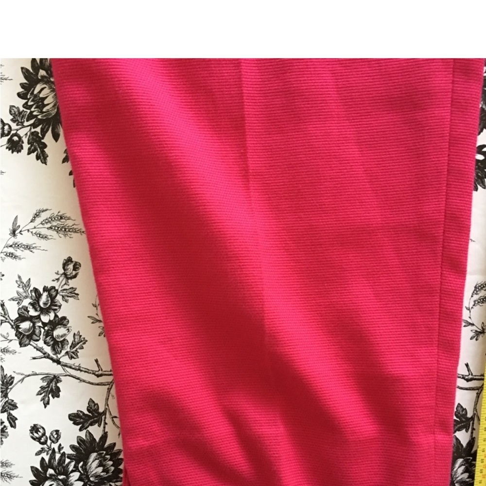 Lafayette 148 Cropped Ankle Red Pants Size 18 - Picture 6 of 9